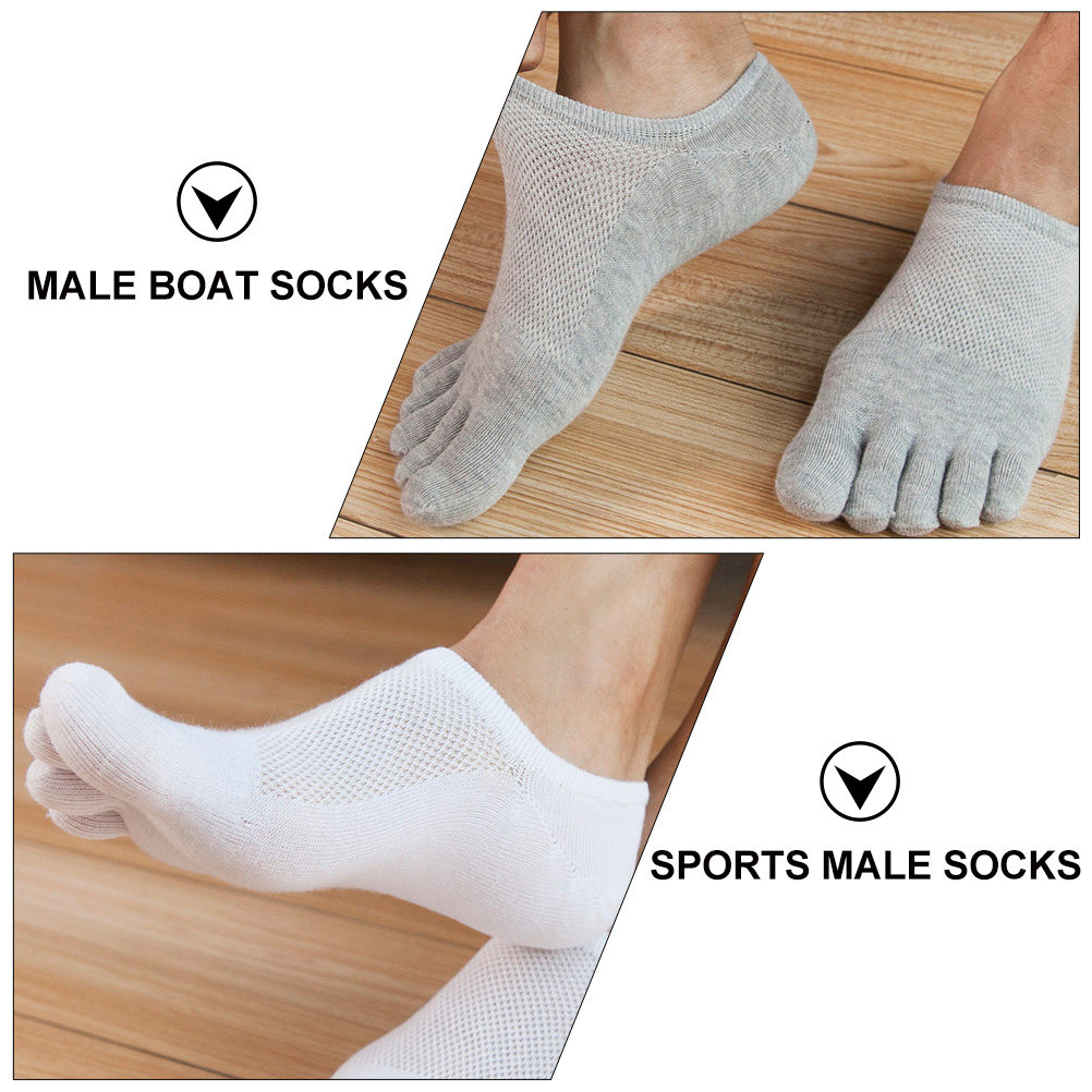 5Pairs Male Low Cut Summer Bre - Invisibility Sock Loafer recension och pris